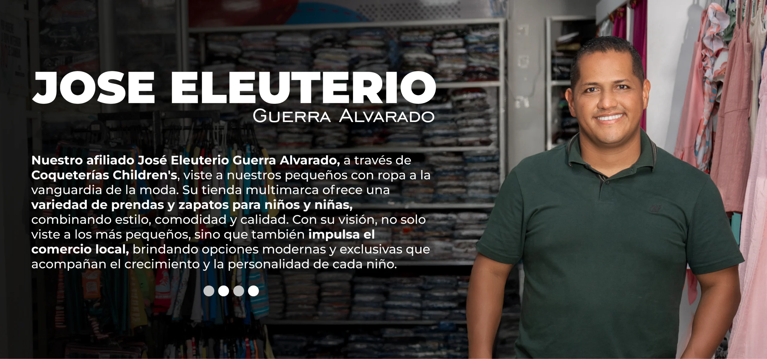 Afiliado Jose Eleuterio Guerra Alvarado - Coqueterias Children's